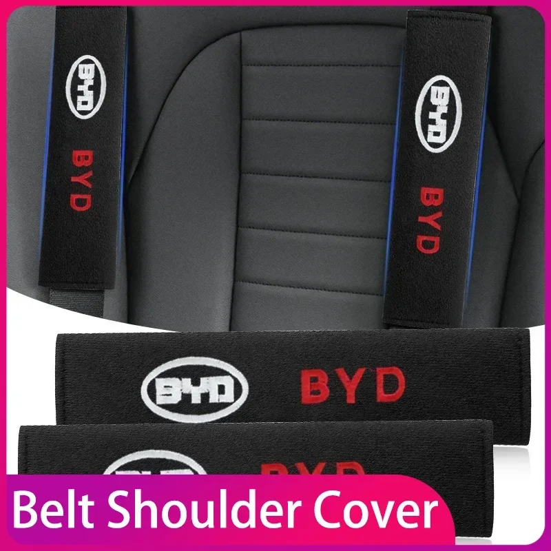 

Car Seat Belt Cover styled Cotton Safety Shoulder Protector For BYD Atto 3 Act 3 Tang F3 E6 Dmi Yuan plus Song plus ev Qin Pro