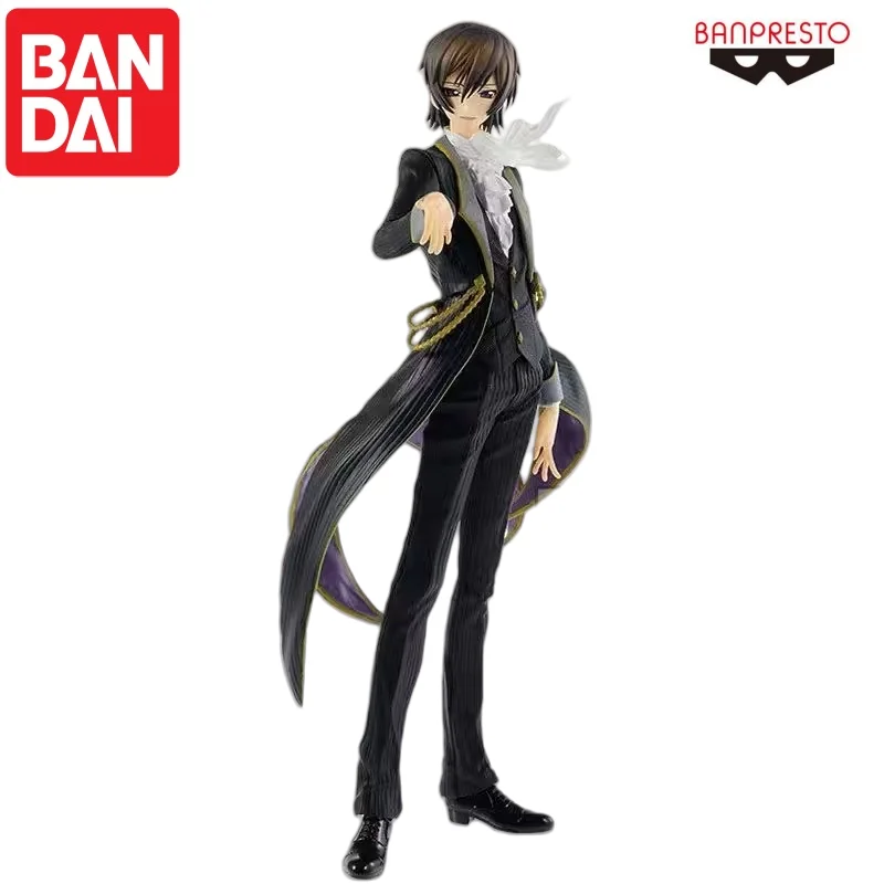 Bandai Dostępne Od Ręki Oryginalny Model Lelouch Lamperouge Figurka Lalka Nowa w Pudełku Figurka Akcji Akcesoria Animacyjne Postacie Anime