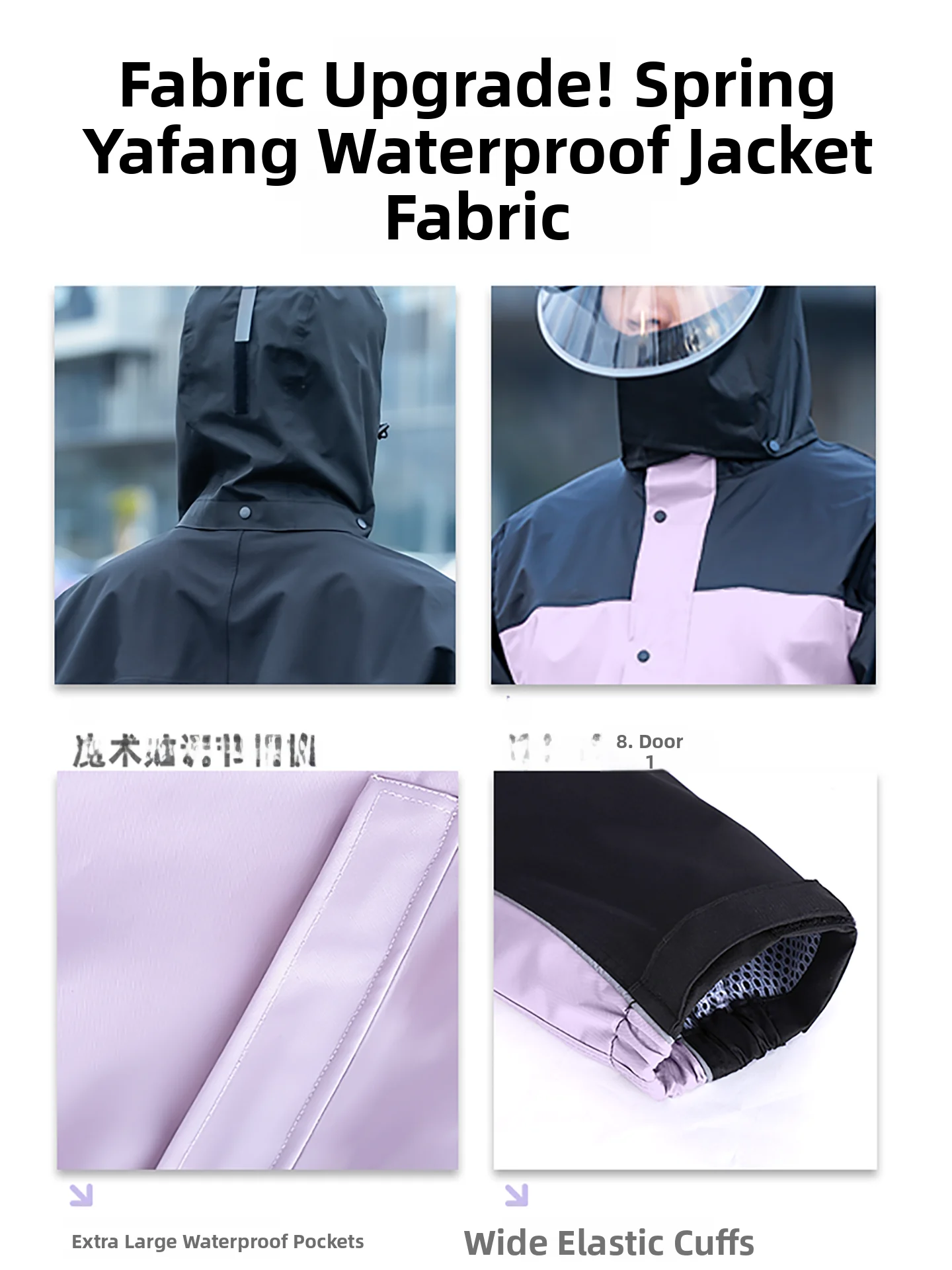 Men's Motorcycle Riding Raincoat And Rain Pants Set Full Body Waterproof Outdoor Wearable Adult Separate very Rider Special