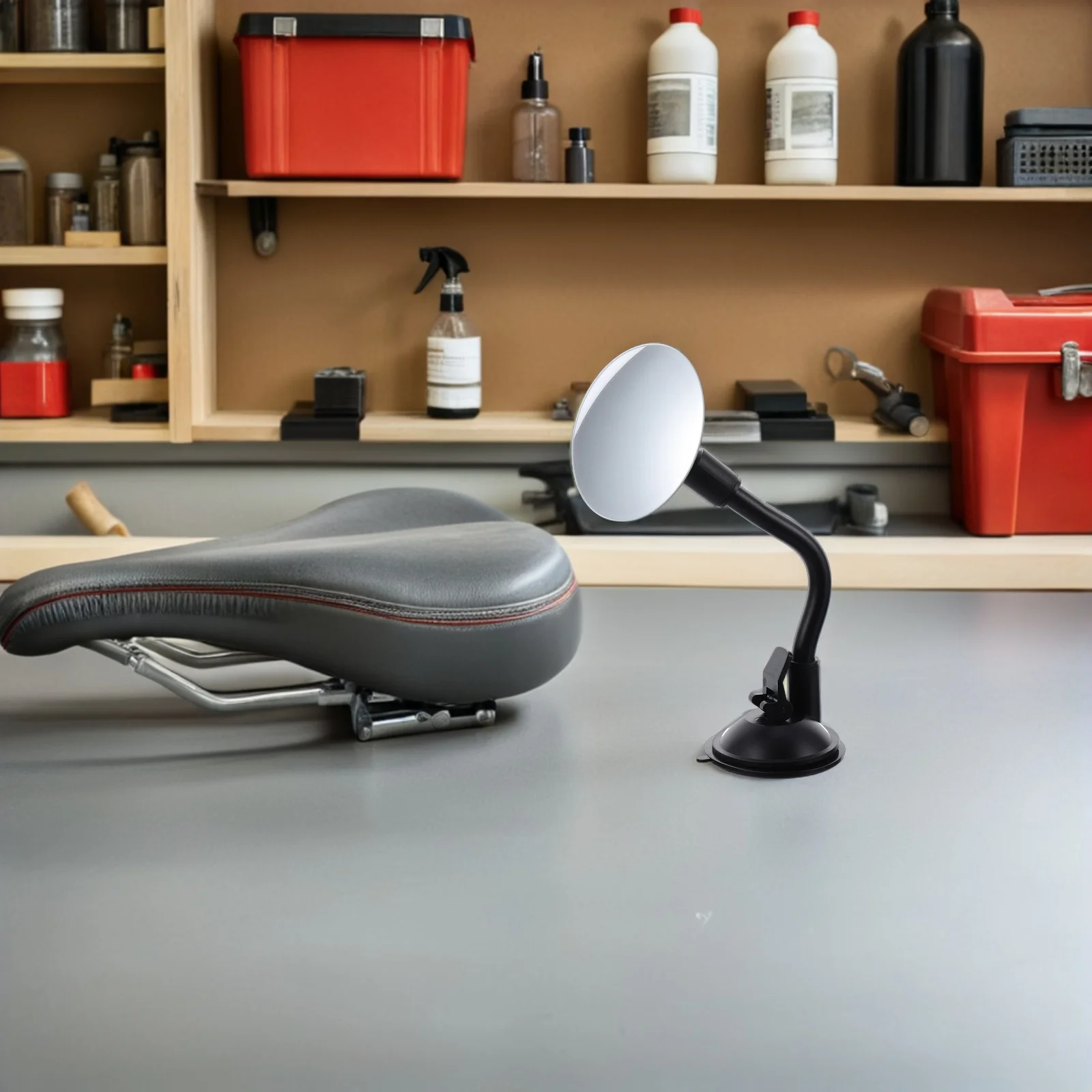 

2Pcs Universal Interior Rearview Mirror 360 Degree Rotating Suction Cup Car Mirror for Vehicle Safety and Family Travel