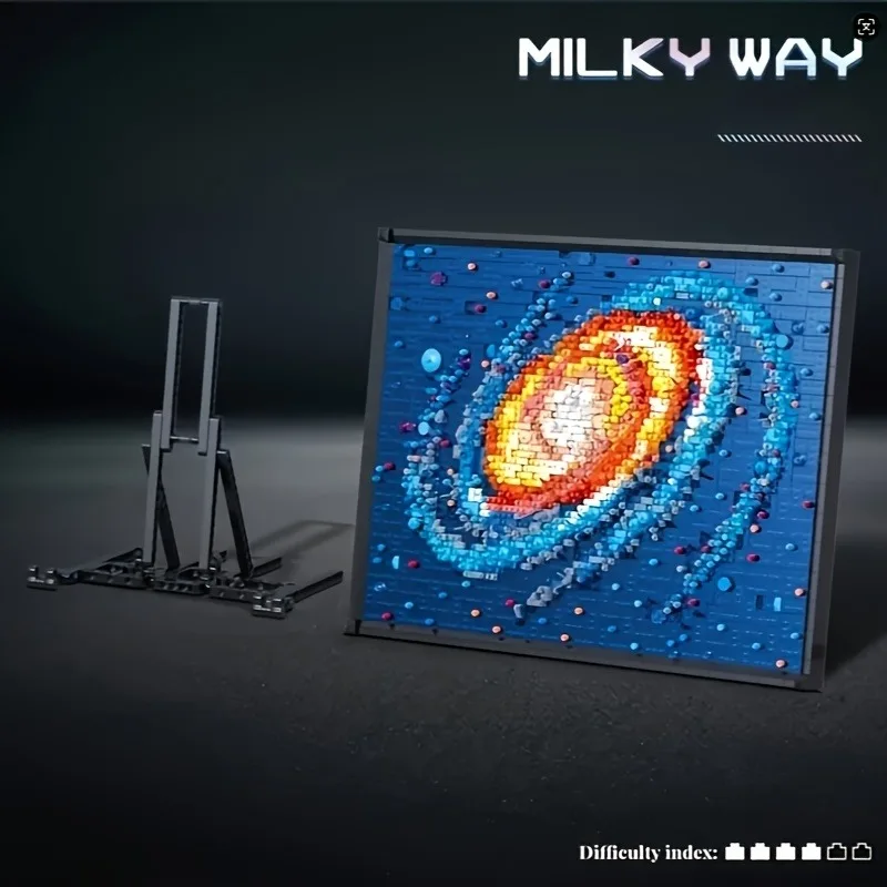 

2438 pieces, New Galaxy Nebula Advanced Building Blocks, 2.5 micro-sized building blocks, home decoration, Christmas/Valentine's