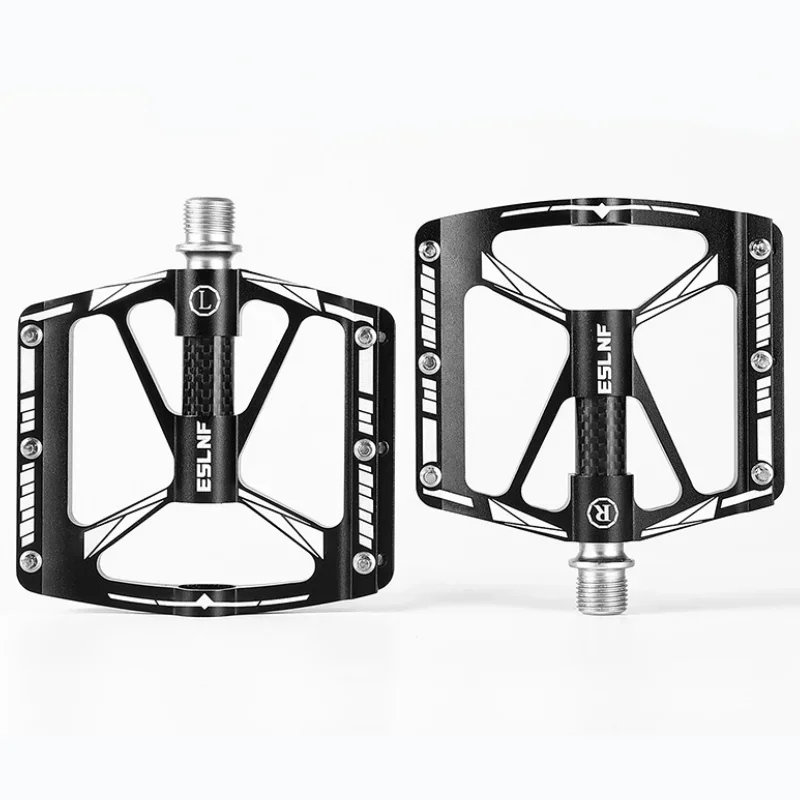 

Ultralight MTB Pedals 3 Bearings Bicycle Aluminum Alloy Axle Flat Pedals Carbon Fiber Sleeve Road Bike Pedals Bicycle Pedal