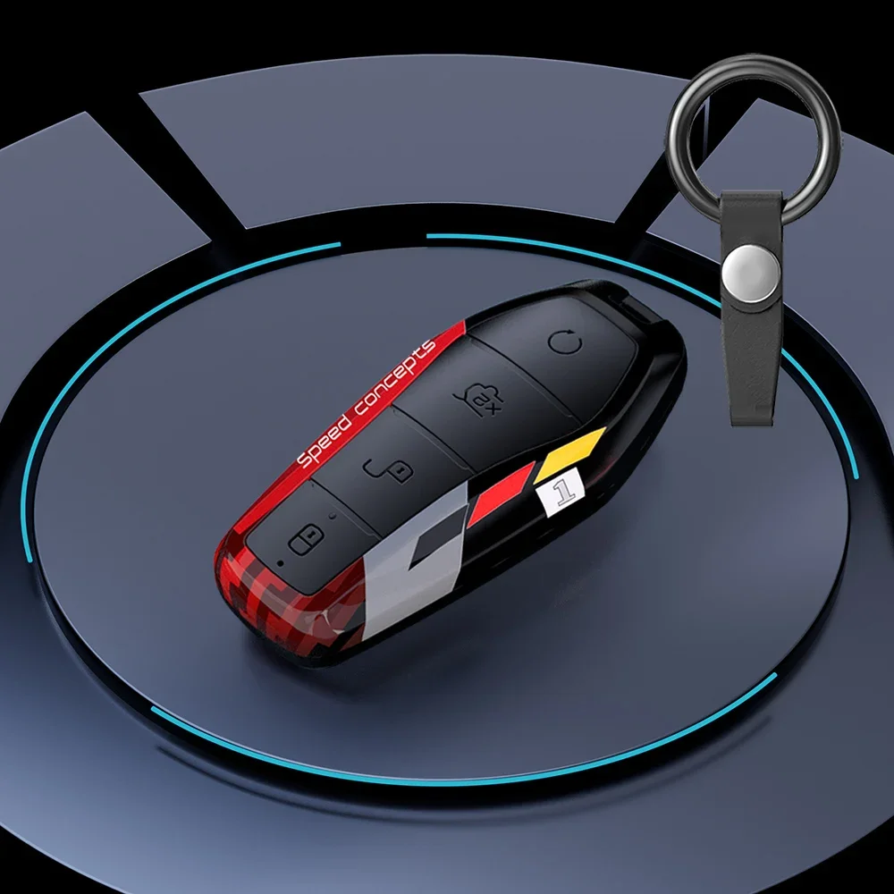 

Car PC Key Case Cover Holder Ring For Ford Fiesta Focus 2 Ecosport Kuga Escape Falcon B-Max C-Max Eco Sport Galaxy Car Styling