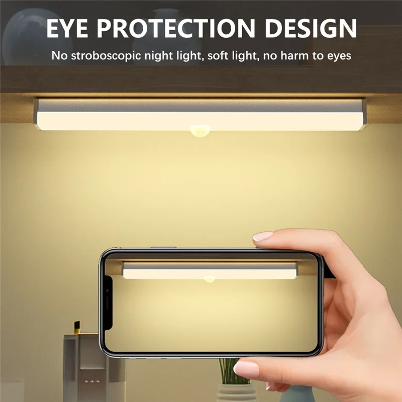 Rechargeable Motion Sensor Wireless LED Night Lights Bedroom Light Detector Wall Decorative Lamp Staircase Closet Room Lighting