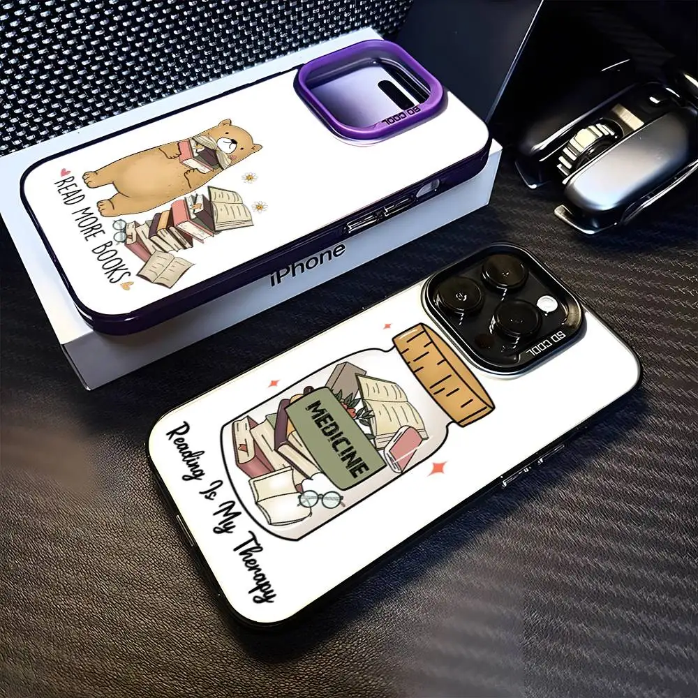 

A Day Of Loving To Learn Phone Case For iPhone 16,15,14,13,12,11,Mini,Pro,MAX Purple Matte Shockproof Cover