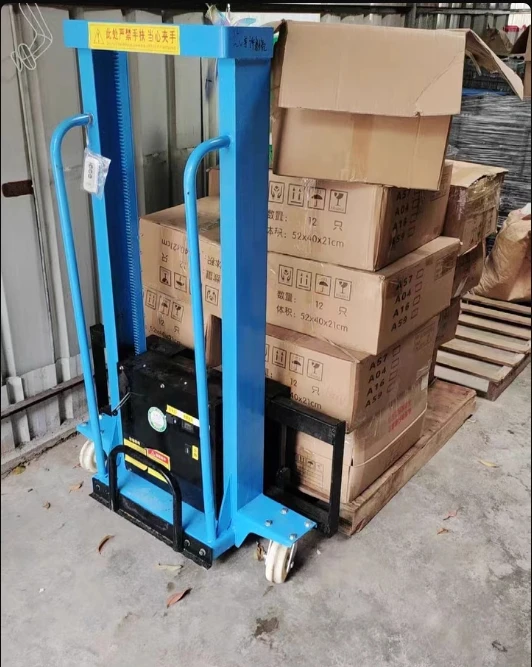 

Portable 400-1t Automatic Lifting Hydraulic Handling Small Semi Electric Stacker Crane Hoist Popular Electric Forklift