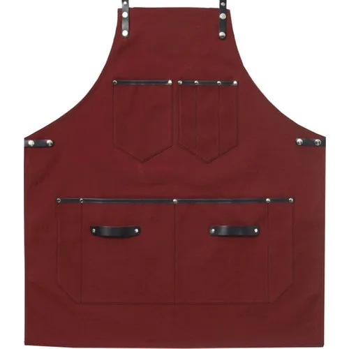 Medusa Forma Pendant Master Chef-Barista-Cook-Barber-Tattoo-Waiter Claret Apron