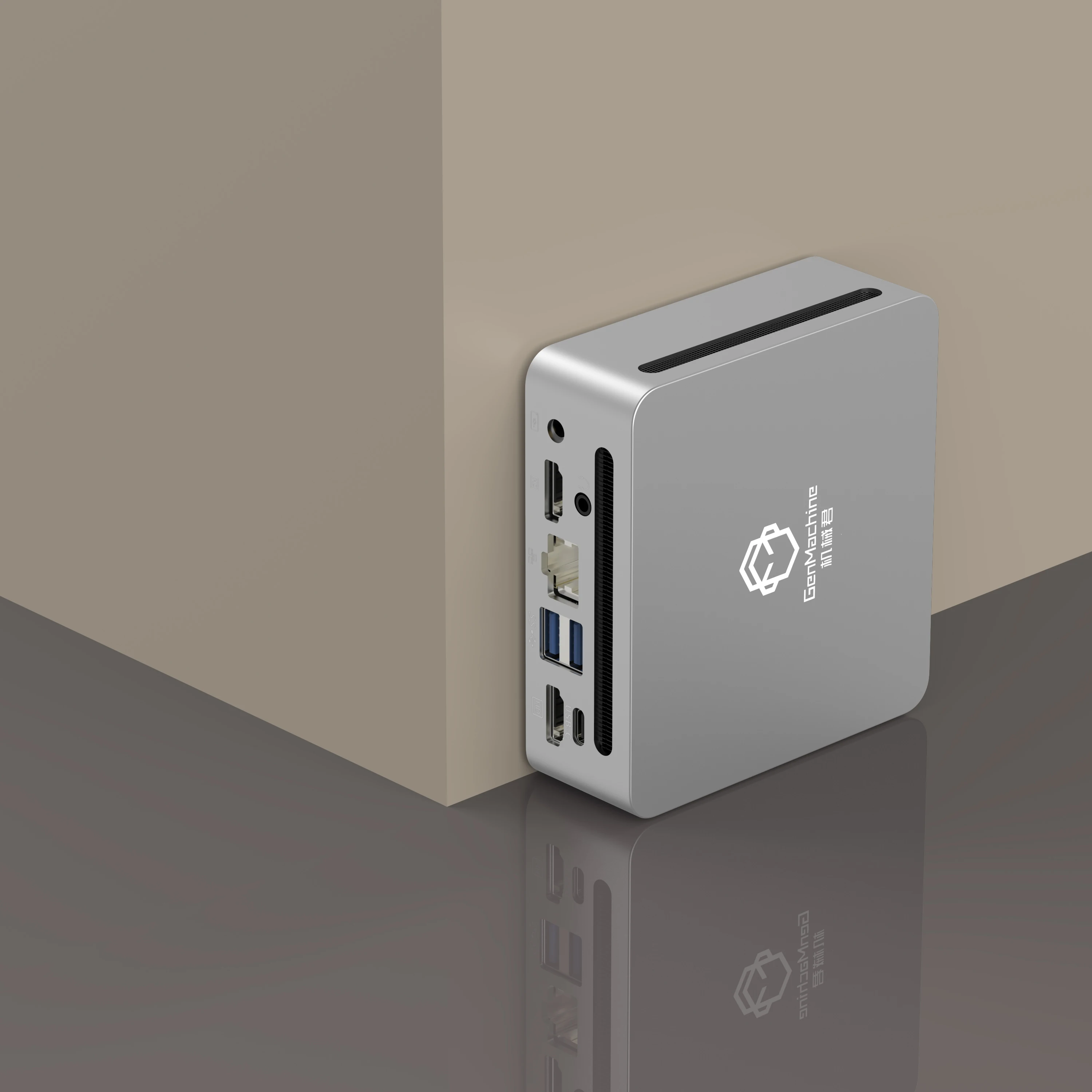 GenMachine Ryzen 7 5700U Mini PC per laptop e computer desktop Windows 11 Pro 16 GB/32 GB DDR4 Dual Channel WIFI6 PC da gioco