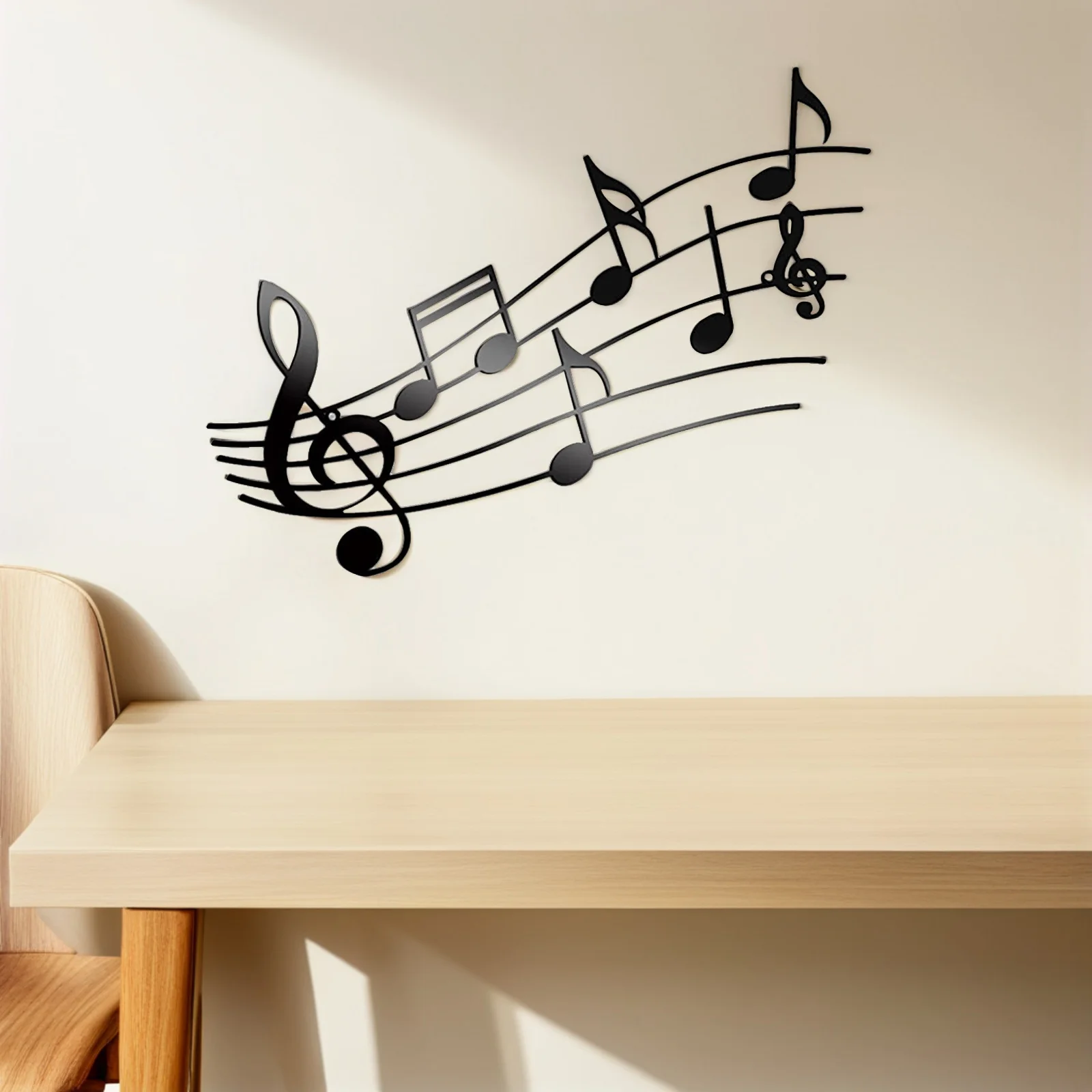 

Large Music Note Wall Decor Metal Home Art Sign For Living Room Bedroom Bar Party Unique Musical Theme Decoration