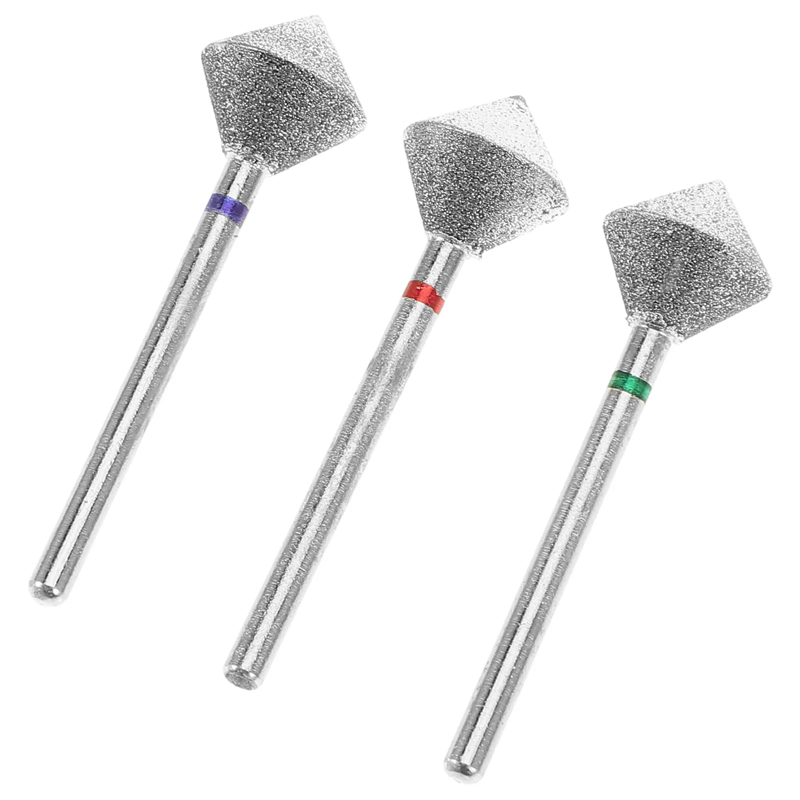 

3pcs Nail Drill Bits Grinding Head Tool For Cuticle Dead Skin Removal Manicure Pedicure Prep Nail Care Set Electric File