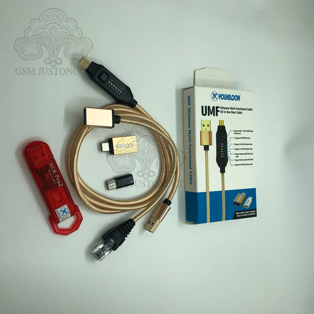 Dongle Nck Pro 2, DONGLE NCK, Dongle UMT, 2 en 1, dongle Nck, umper + dongle UMT + UMF, todo cable de arranque