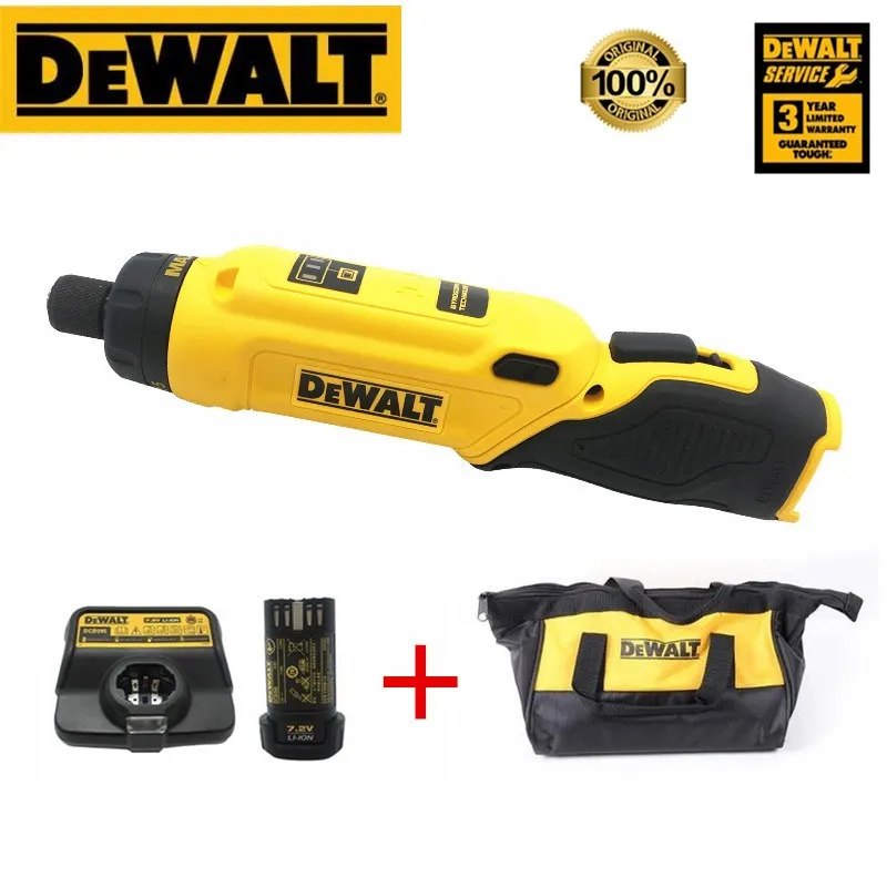 

DEWALT 7.2V Portable Electric Screwdriver Lithium Battery Gravity Induction Adjustable Speed Screwdriver DCF680