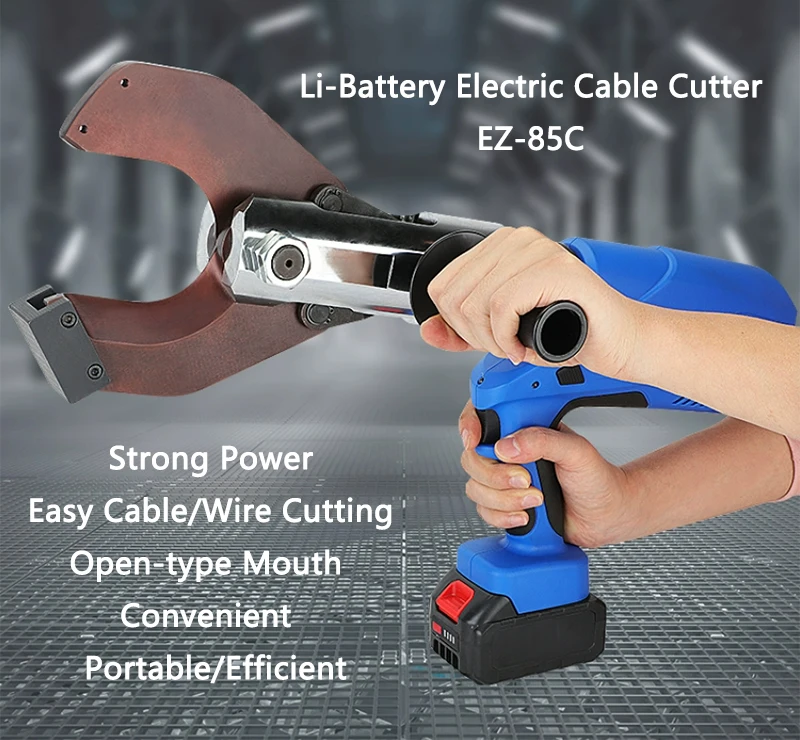 

Electric Cable Cutter EZ-85C Portable Cable Scissors Rechargeable Hydraulic Cable Shear Fast and Efficient Cutting 85mm