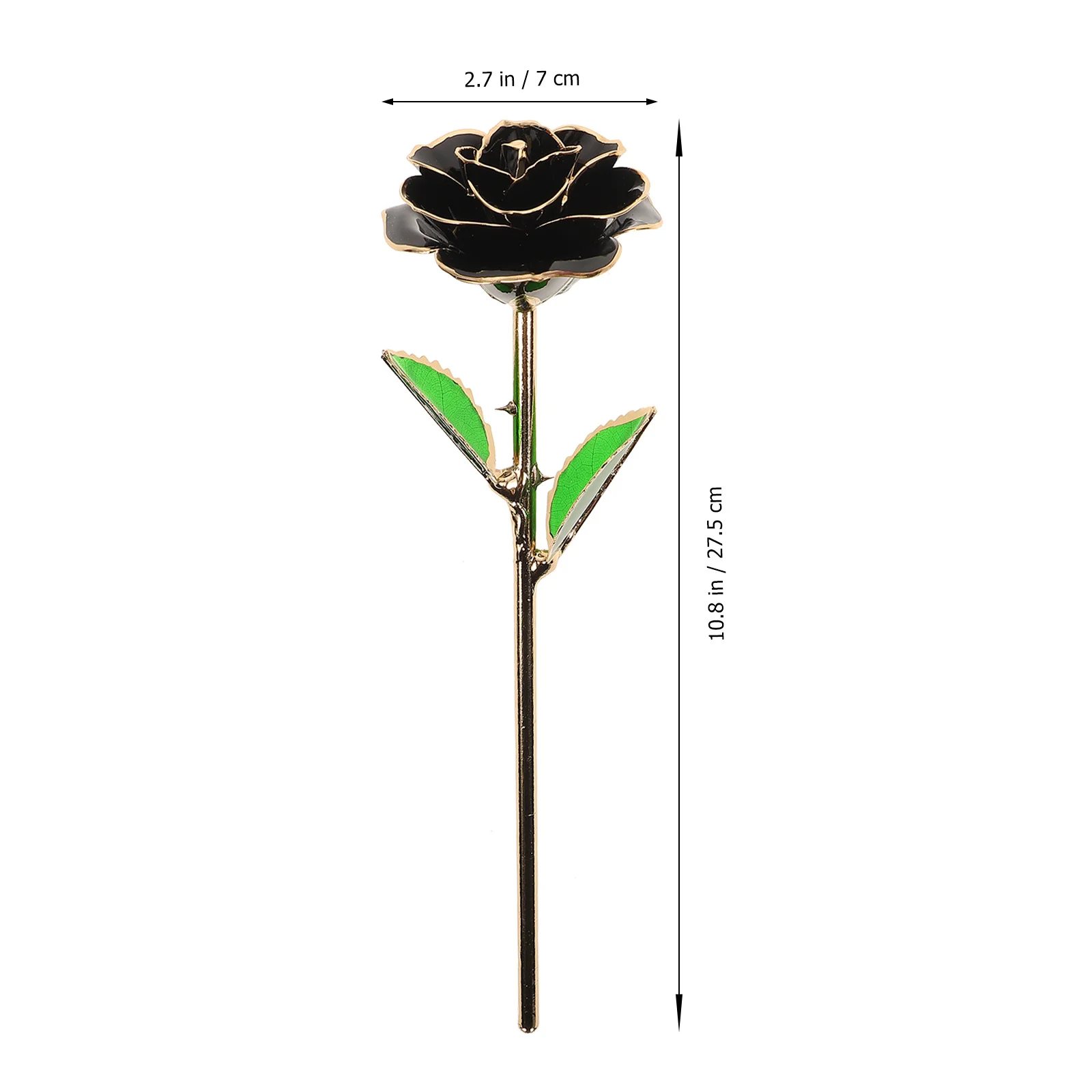 

24K Gold Rose Flower Plated Real Forever Love Gift for Valentine Birthday Anniversary Christmas Mothers Day Souvenir Bag