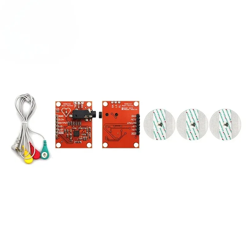 Moduł EKG AD8232 Zestaw modułu czujnika pomiaru tętna EKG do Arduino — zdjęcie produktu 3