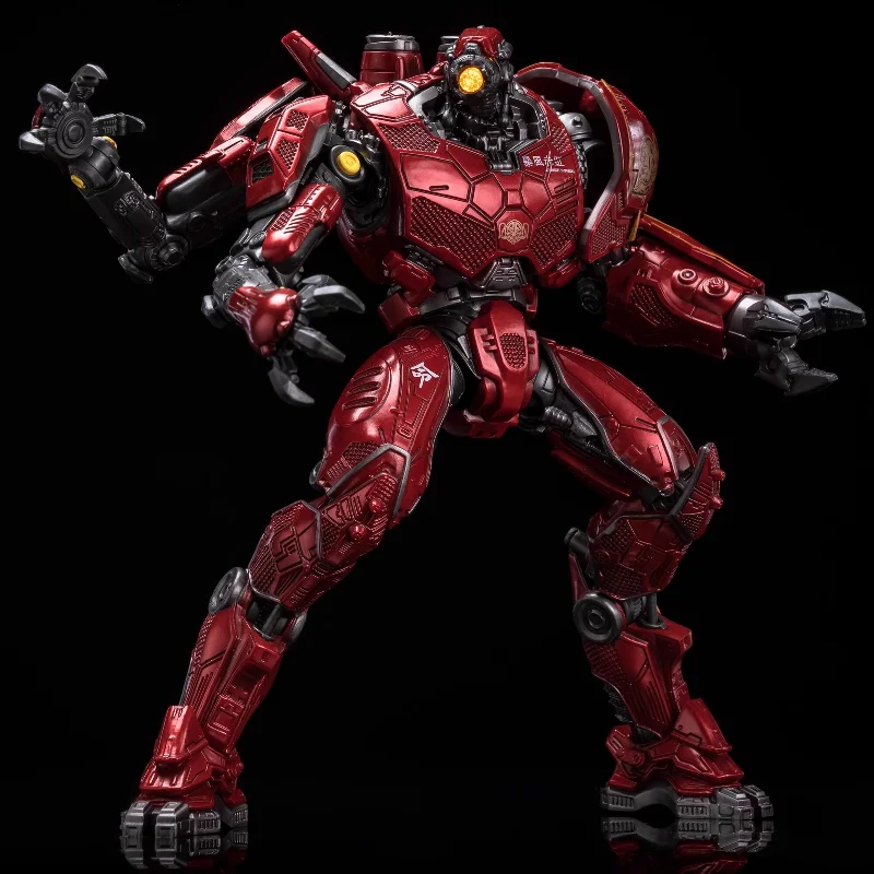 

Spot Genuine Lingji Soul Official Legendary Pictures Pacific Rim China Mecha Storm Crimson Posable Figurine Collection Case Gift