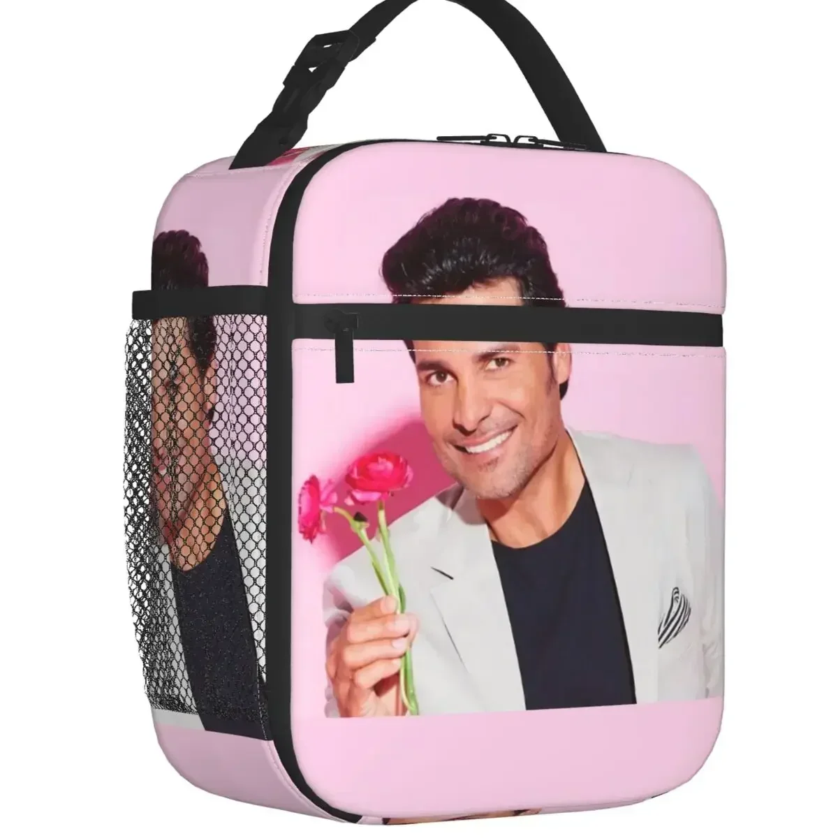 Custom Chayanne Puerto Rican Latin Pop Singer Lunch Bag Men Women Cooler Thermal Insulated Lunch Boxes for Children School