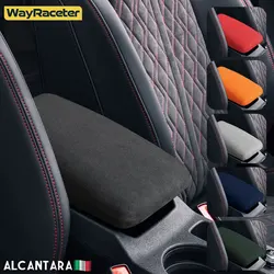 Alcantara Wrap ABS LHD & RHD Armrest Box Storage Panel Trim Cover For Audi A3 8Y S3 2021 2022 RS3 2023 Sportback Accessories