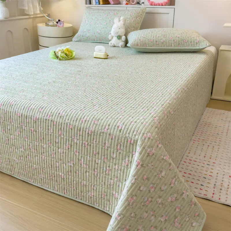 Bedspread On The Bed 침대커버 Quilted Bedsheet Simple Style Bed Cover 1pc(Pillowcase Need Order)