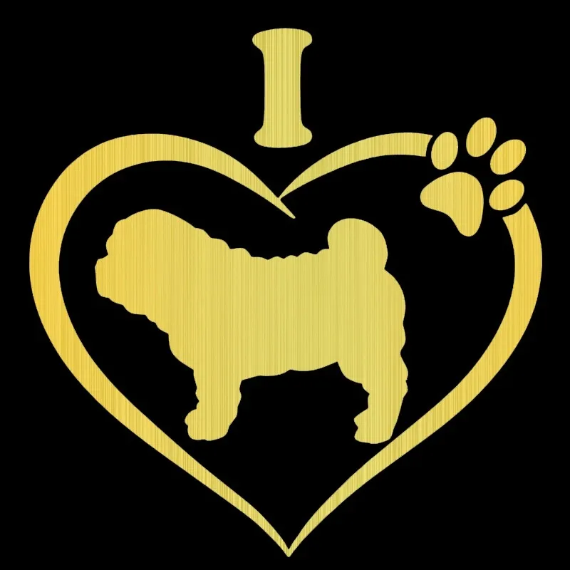 

Various Sizes/Colors Car Stickers Vinyl Decal I Love My Shar Pei Dog Animal Motorcycle Decorative Accessories 10cm PVC KK