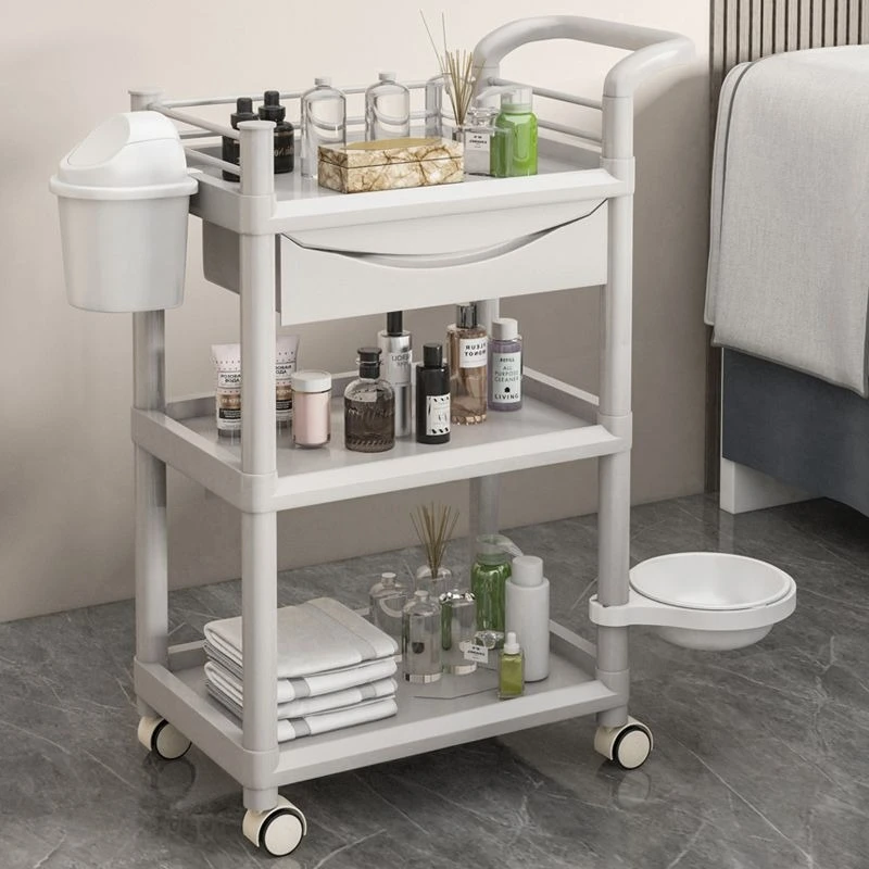 Home Furniture Convenient Tools Beauty Small Salon Special Storage Rack Medical Treatment Nail Tool Kitchen Islands and Trolleys