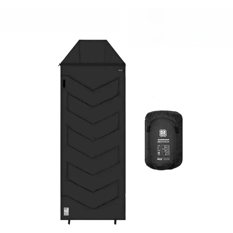 Seal sleeping bag, partition warm lock temperature, widened large space, winter outdoor camping warm