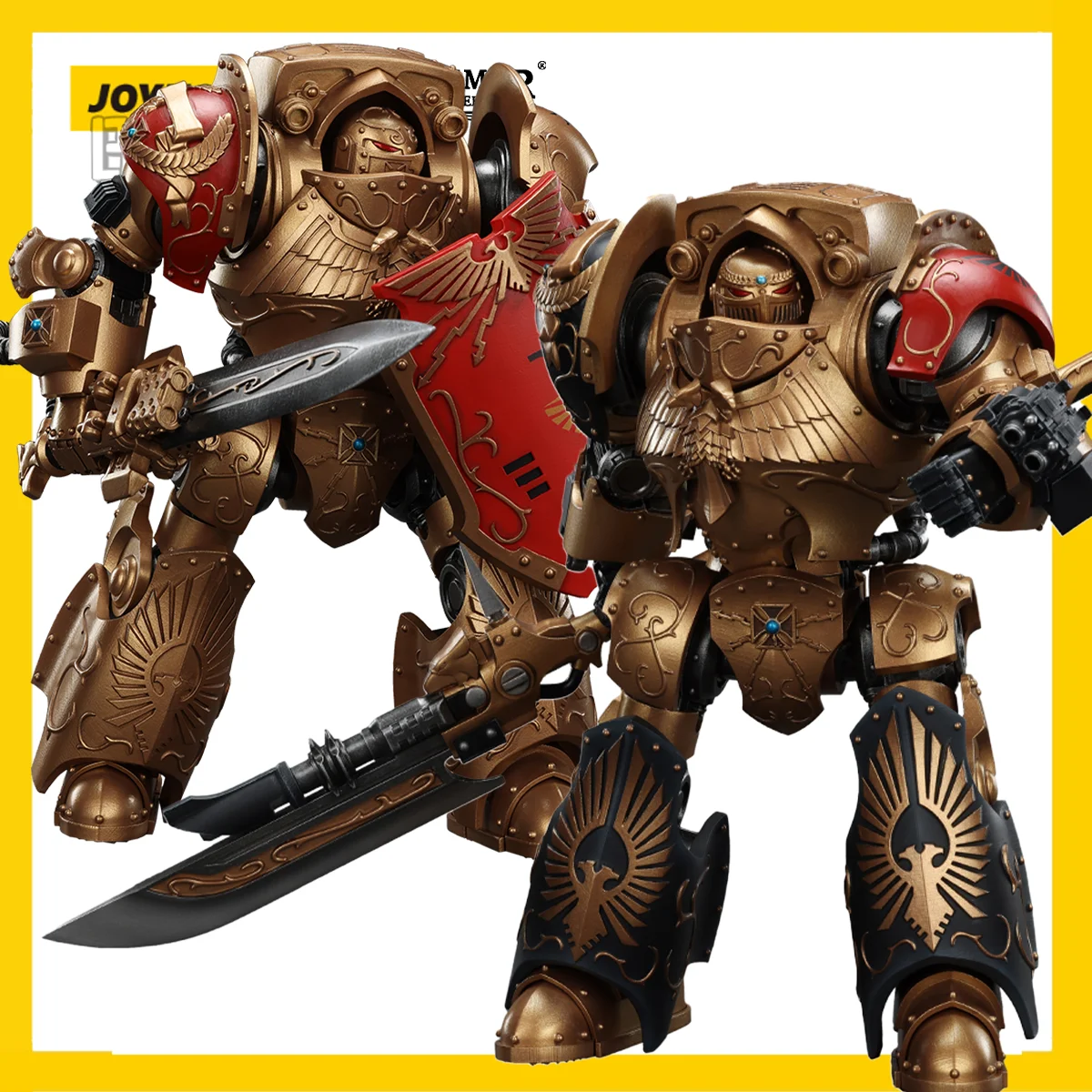 [Pre-order] JOYTOY 1/18 Warhammer 30K Action Figure Legio Custodes Contemptor 2PCS Model