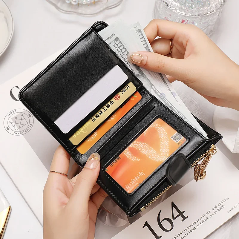 Women Stone Pattern Small Wallets PU Leather Coin Pures Ladies Popular Card Holder Mini New Design Standard Purses for Women