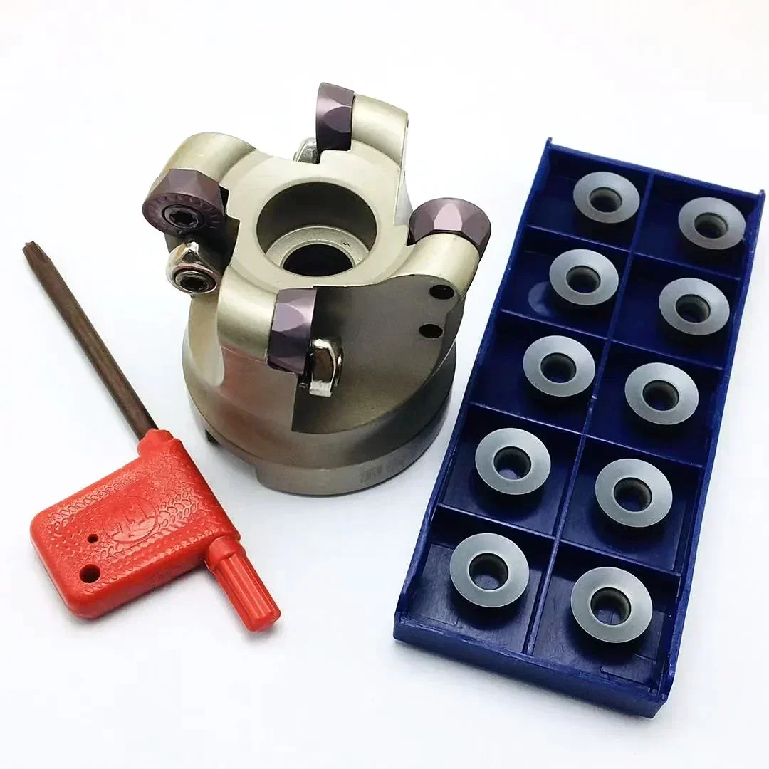 EMRW 6R 50 22 EMRW 6R 63 face milling cutter indexable milling tool holder CNC lathe machine tool for RPMT1204 turning inserts view 5