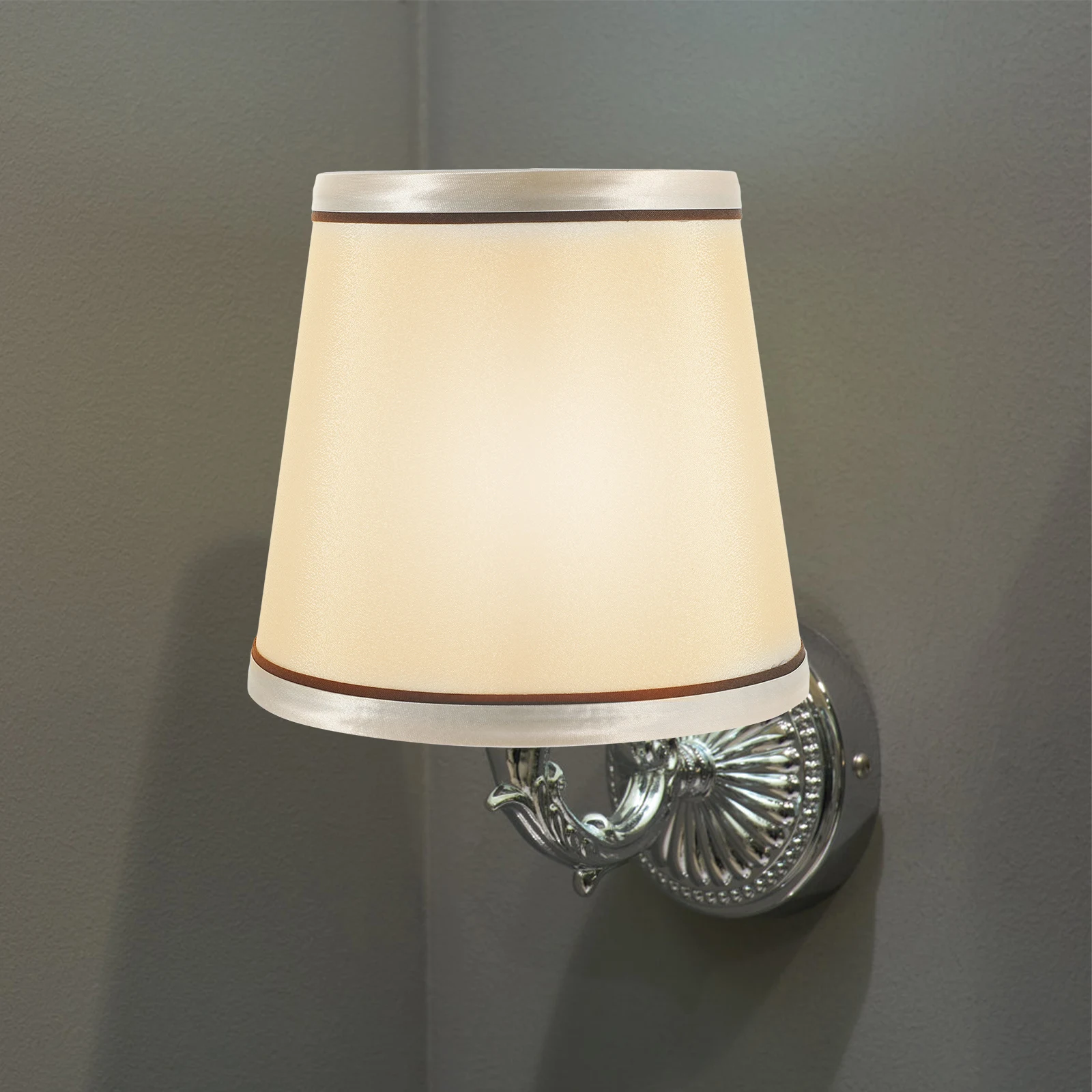 

Sturdy Cloth Lampshade Replacement For Table Lamp Light Shade Decorative Desk Lamp Fixture Accessories Metal Structure