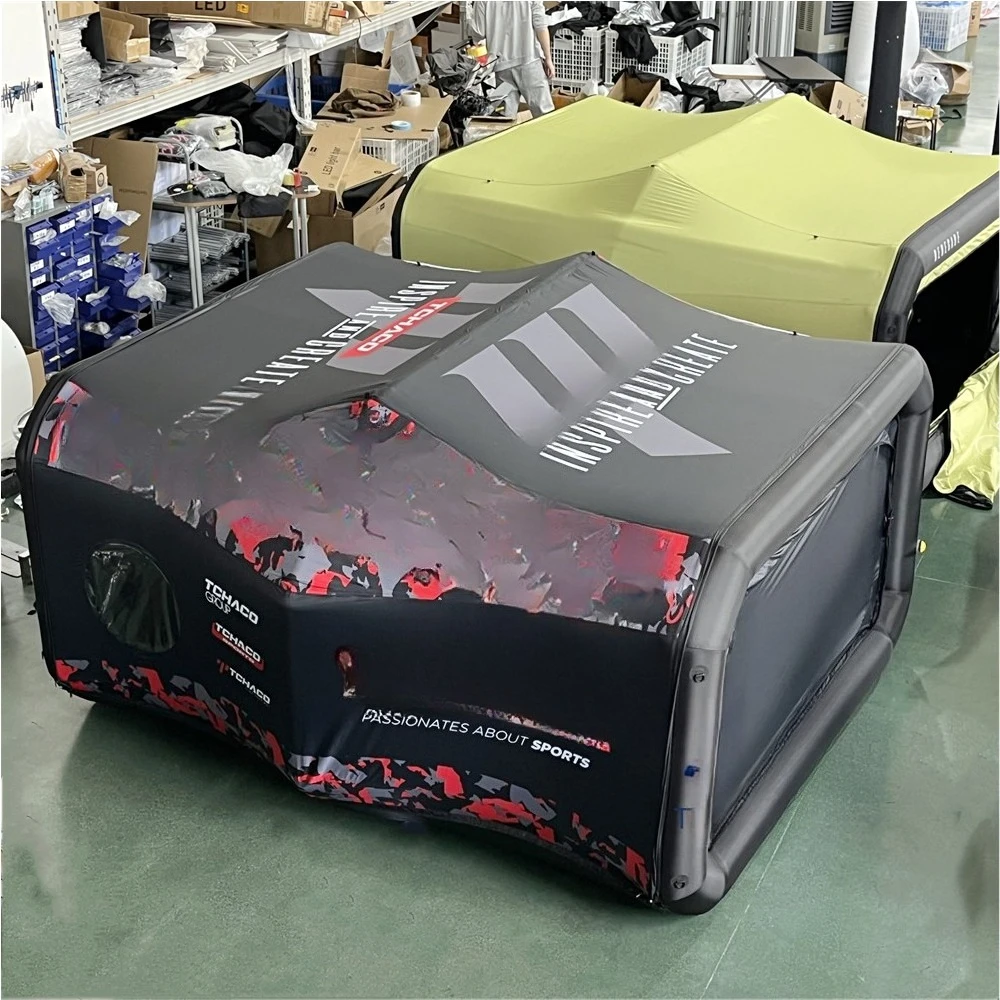 Tent Space Hiking Survival Gear Kids Camping Tent Outdoor Waterproof Automatic Air Zone Tent Outdoor Activities Inflatable