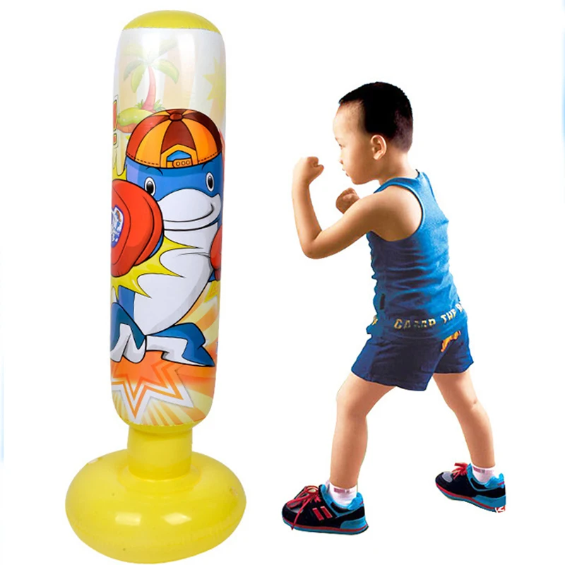 Boxing Punching Bag For Kids Tumbler Inflatable Toys Boys Girls Children 4 5 6 7 8 9 10 Years Old Jeux De Sport Jeux Enfant