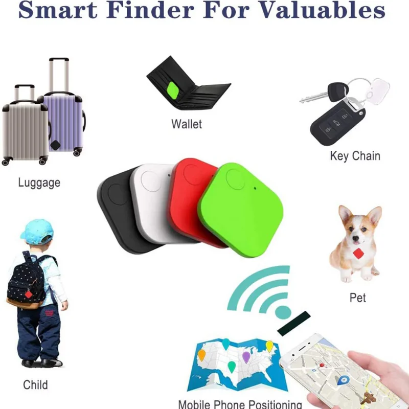 GPS Tracker Mini Tracking Device Tag Smart key Finder Pet Tracker GPS Location Smart Bluetooth Tracker for Car GPS para auto