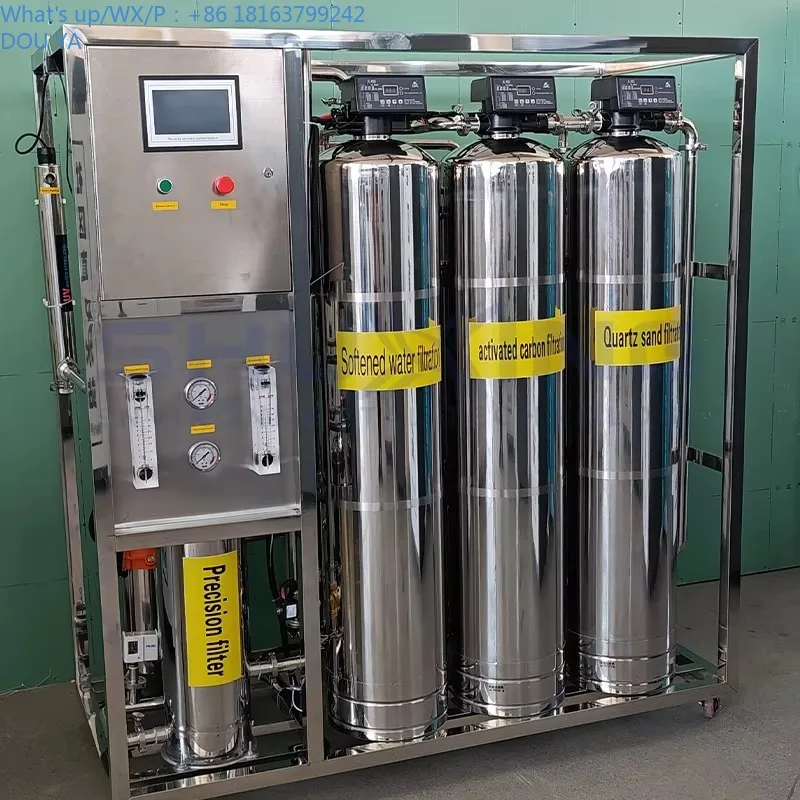 

High Durability Customized Water Filtration Equipment 1000LPH Stainless Steel Reverse Osmosis Water Purification Machinery