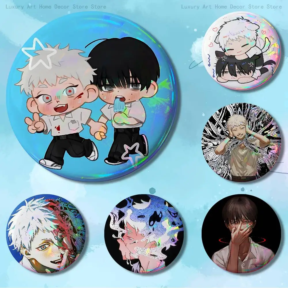 

T-The Summer H-Hikaru D-Died Pins 58mm Cute Cartoon Badge Handmade Brooches for Backpack Accessories