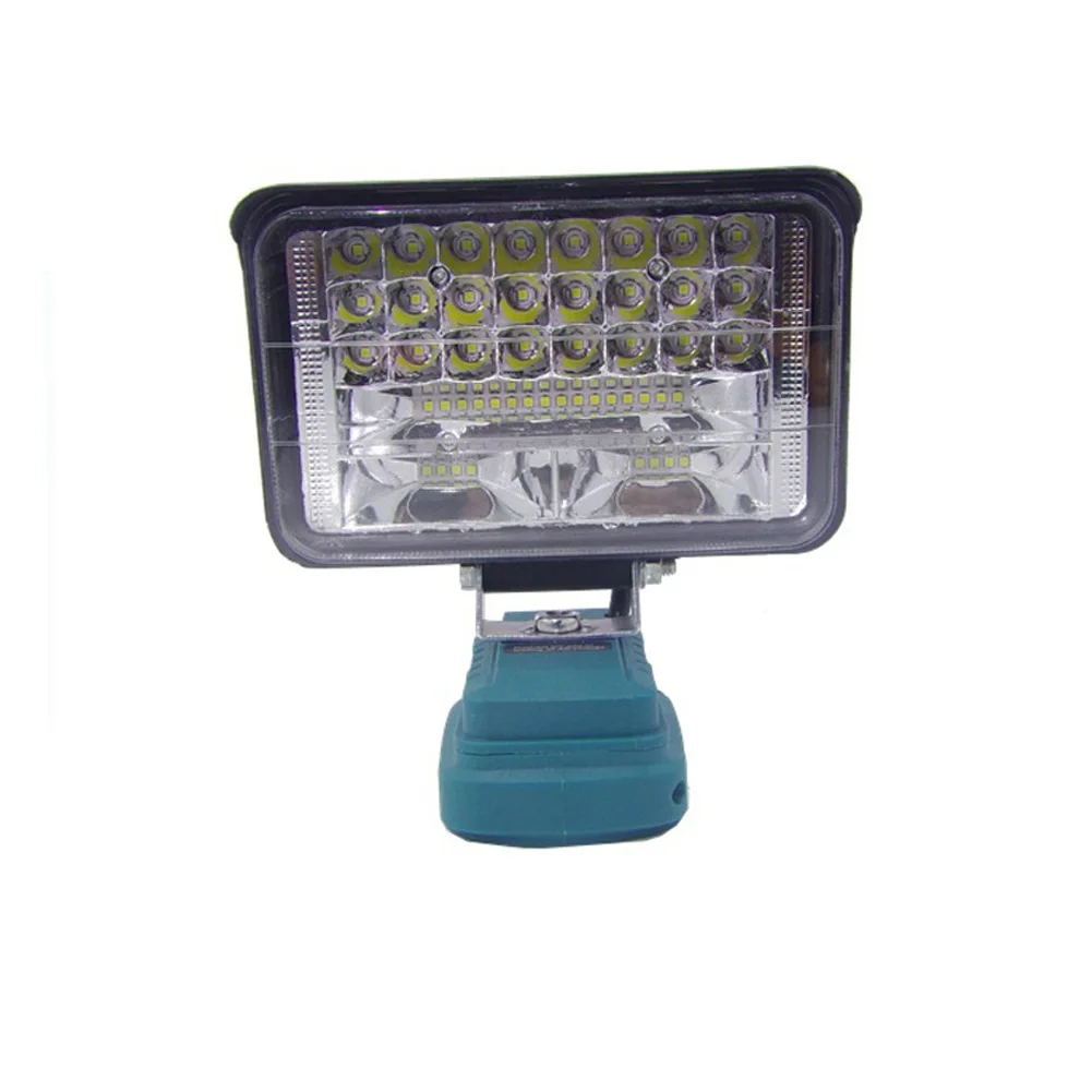 Cordless LED Flashlight with Dual USB Ports Engineered to Support For 18V Battery Systems in Diverse Scenarios