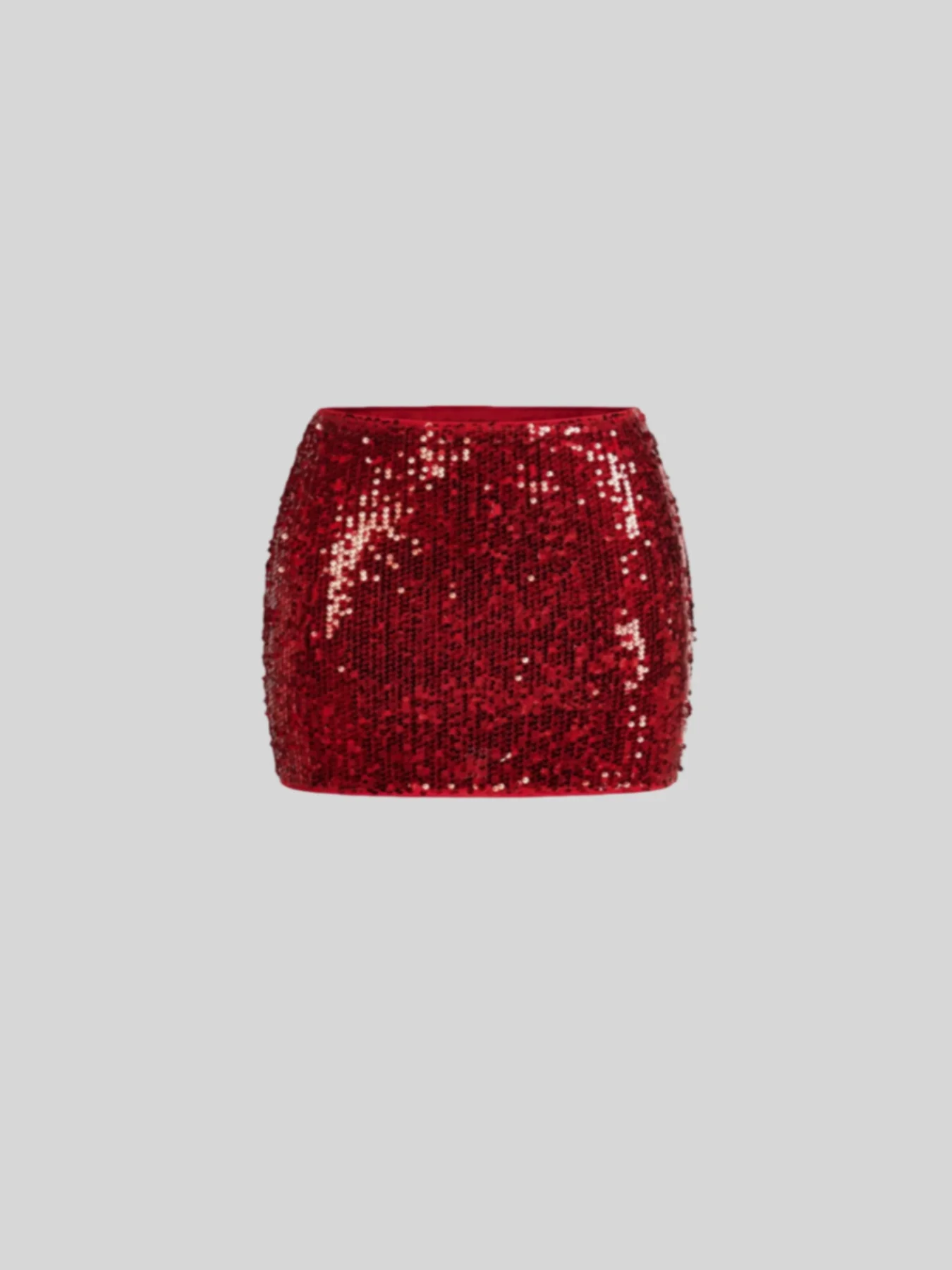 Damen Pailletten-Minirock mit elastischem Bund, schmal geschnitten, figurbetont, kurzer Rock, glitzernd, für Party, Club, Nacht, sexy, Y2K, Basic-Rock – Detail 14