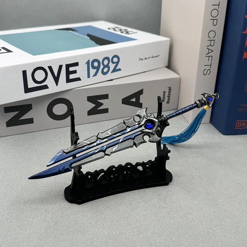 Outlaw Rogue The Dreadblades Thunderfury Blue Skin 20 cm Schwertmodell, Sammlerstück, Geschenk – Detail 9