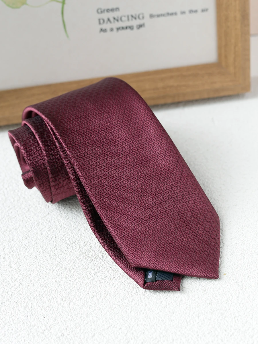 

High Quality and Fashionable Ruyi Patterned Jacquard Tie For Men's Business Banquet Suit Shirt Accessories 8CM Wide Cravat