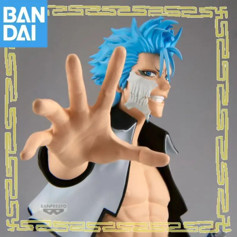 Genuine Bandai Namco Banpresto Bleach Maximatic Grimmjow Jaegerjaques Pvc Anime Figure Model Collector Toy Gift Desktop Ornament