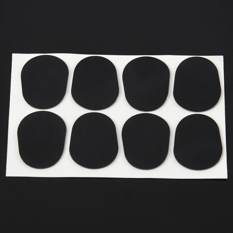 40 Uds saxofón Alto/Tenor boquilla parches almohadillas cojines negro --- 0,8 Mm