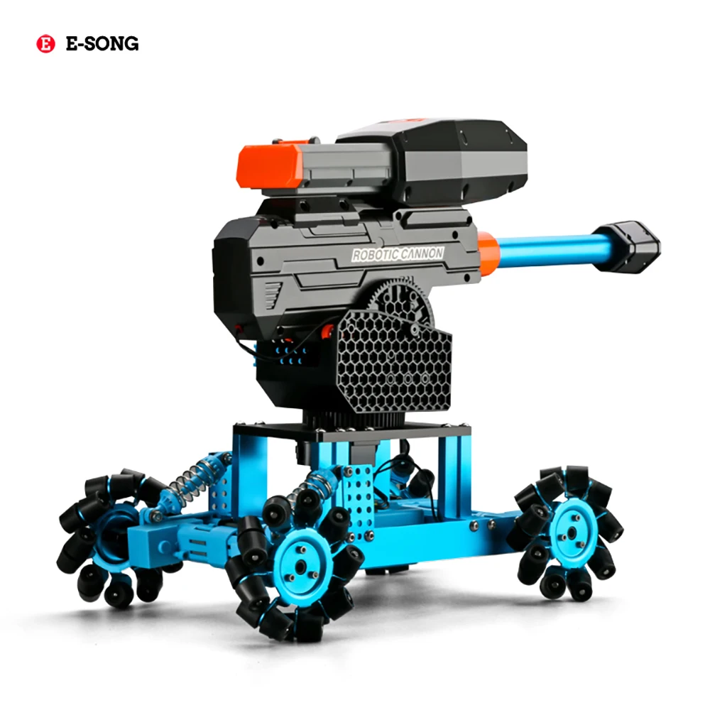 Amazon best seller K7 Aluminum Alloy Omni Directional Wheel DIY Take Apart Stem Excavator Robot