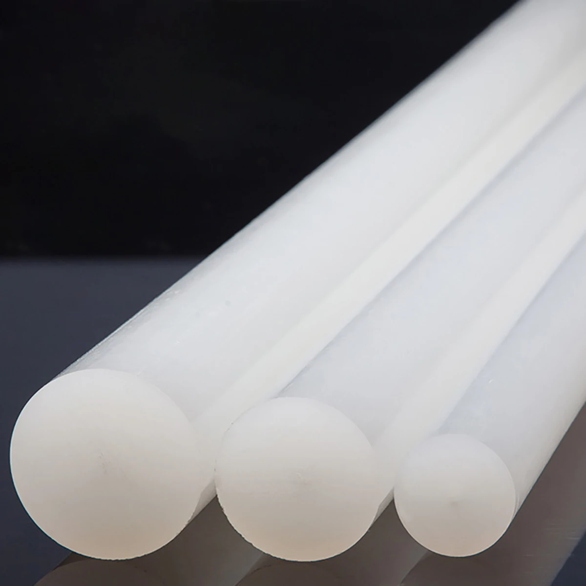 طول 500 مللي متر PP قضيب أبيض قضيب البولي بروبلين عصا شريط بلاستيكي ضياء 8/10/12/15/18/20/25/30/35/40/45/50 مللي متر #5