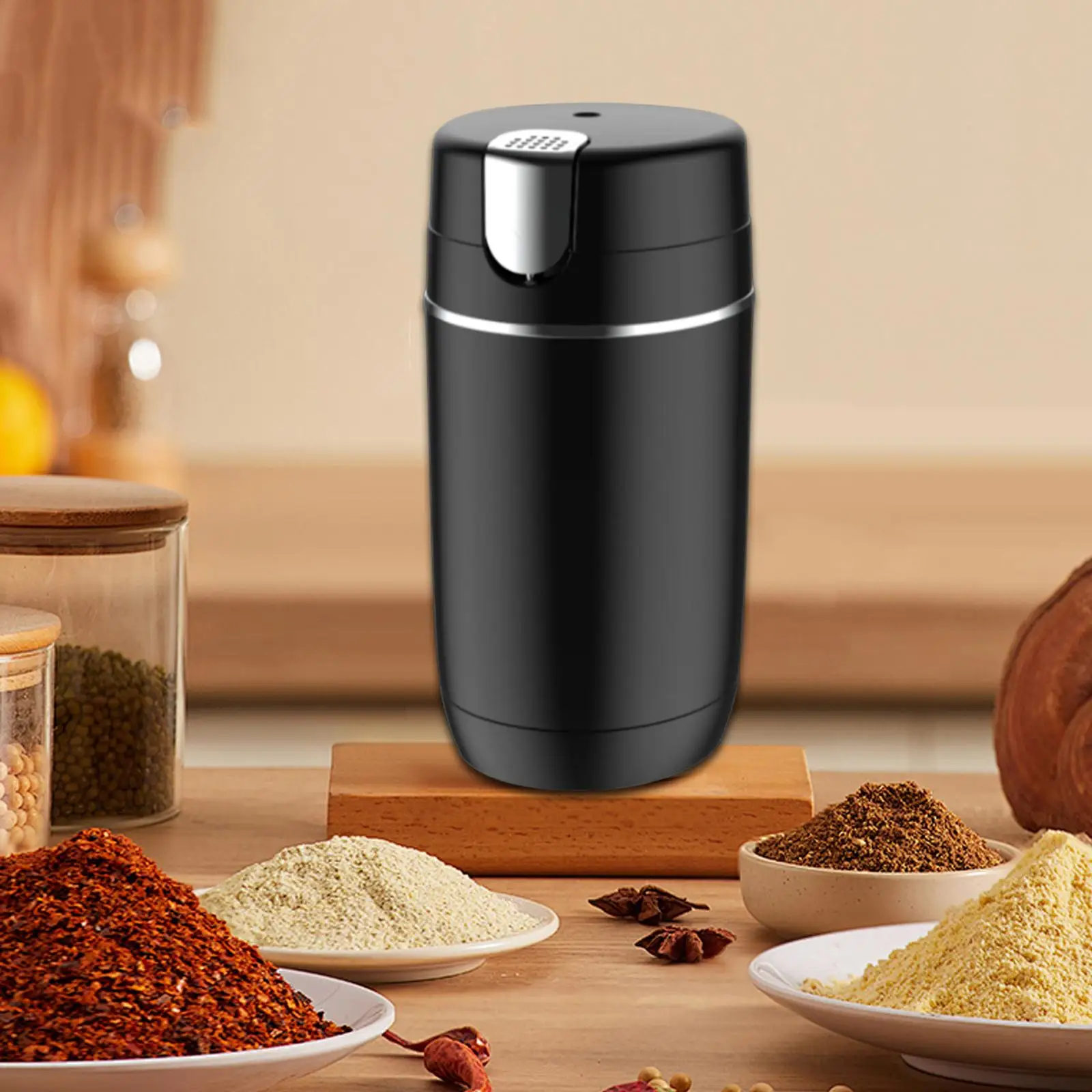 Kaffeebohnen-Mahlmaschine, 60 ml, kompakte, einfach anzubringen/aus-Gewürzmahlmaschine