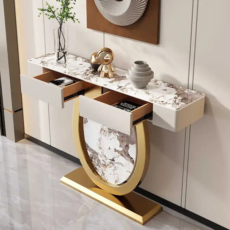 

m For Light Luxury Console Tables Hallway Entryway Style Trendy Console Tables Storage Para Furniture Living Room m