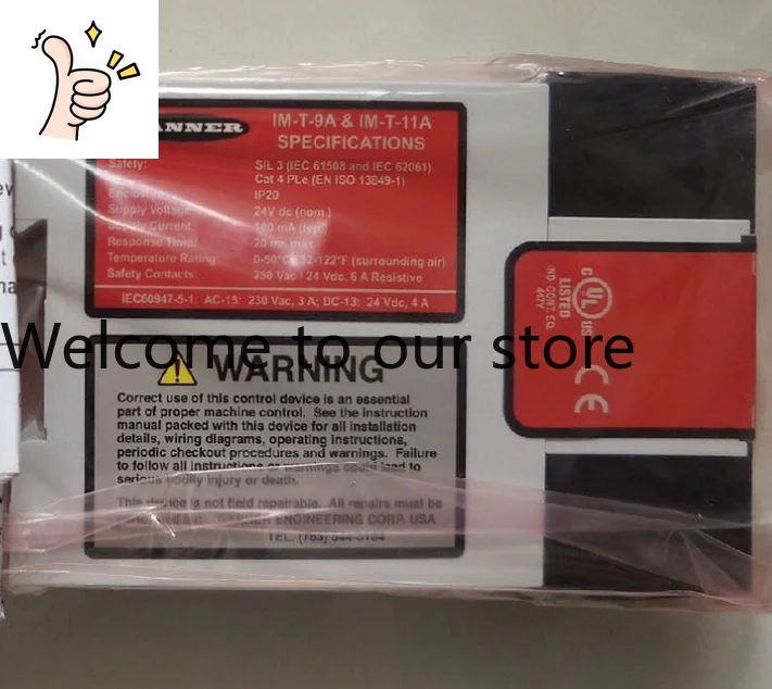 

Реле безопасности IM-T-9A IM-T-11A для световой завесы безопасности Banner