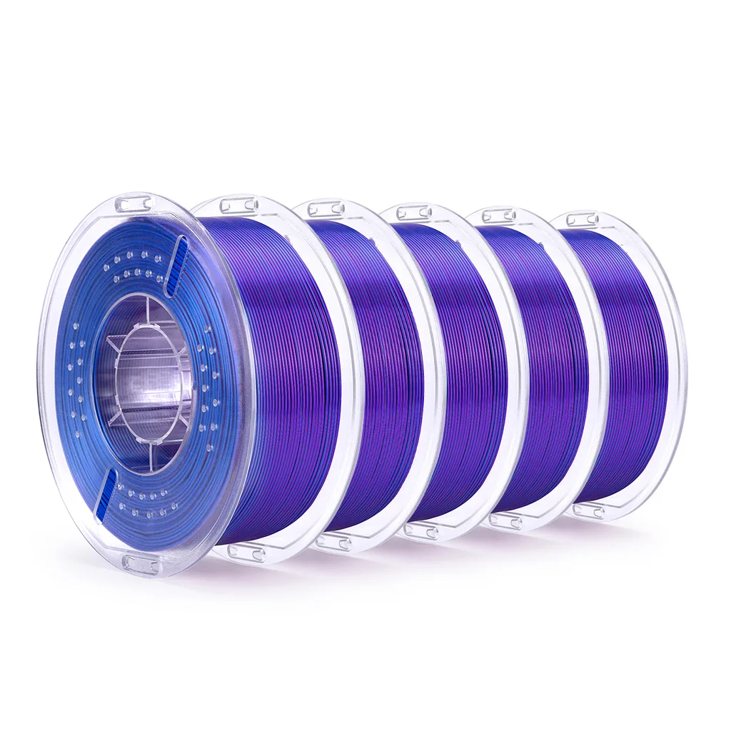 ELEGOO 2KG Zijde PLA Filament 1.75mm 3D Printer Filament voor FDM 3D Printers Elegoo PLA voor Elegoo Centauri Carbon - afbeelding 2
