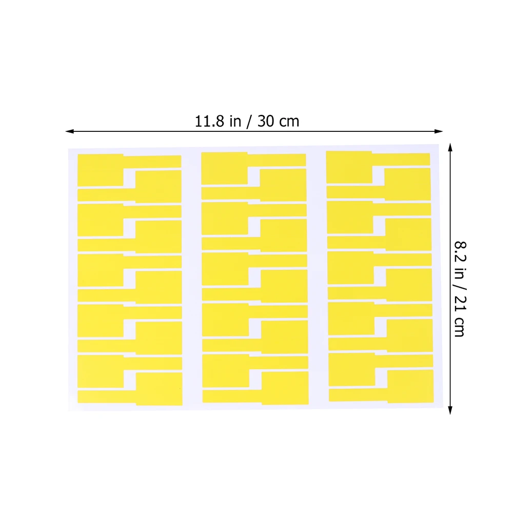 

10 Pcs Cable Labels Stickers Waterproof Tear Resistant Identification Tags Network Marker Folder Bag Projects