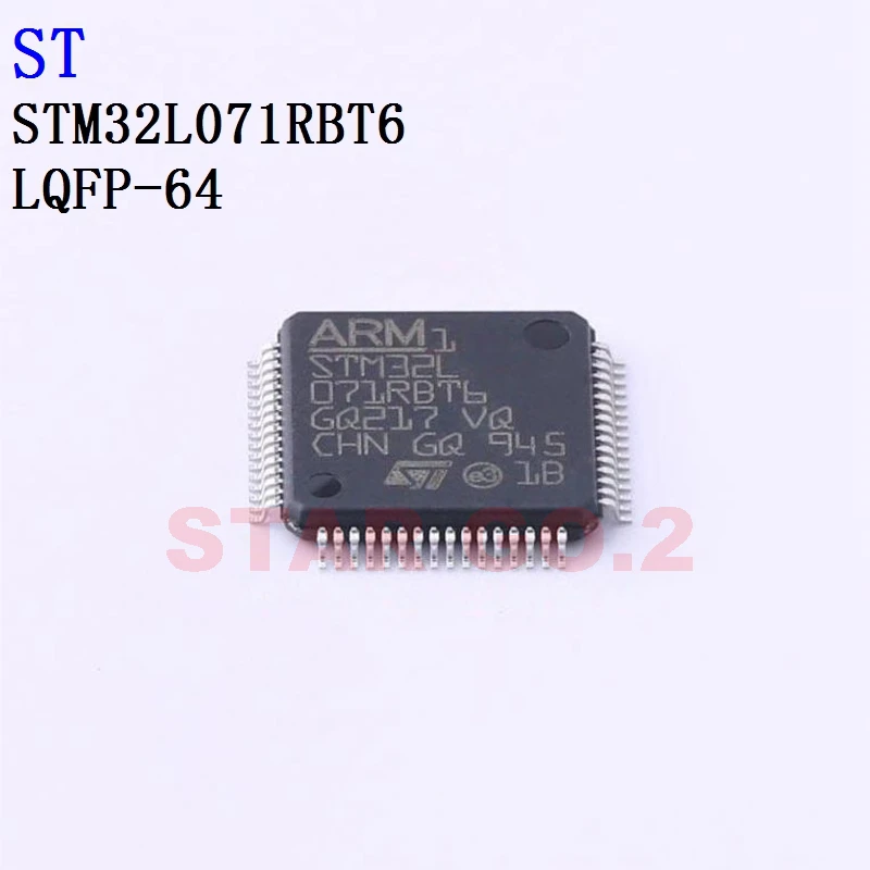 

5PCSx STM32L071RBT6 LQFP-64 ST Microcontroller