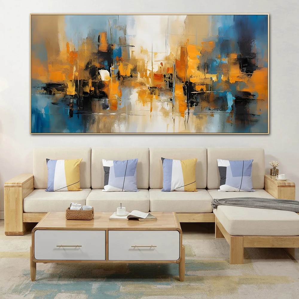 Wall Art Abstract Art Canvas Painting Print & Poster For Living Room Home Decor Pictures Wall Decoration
